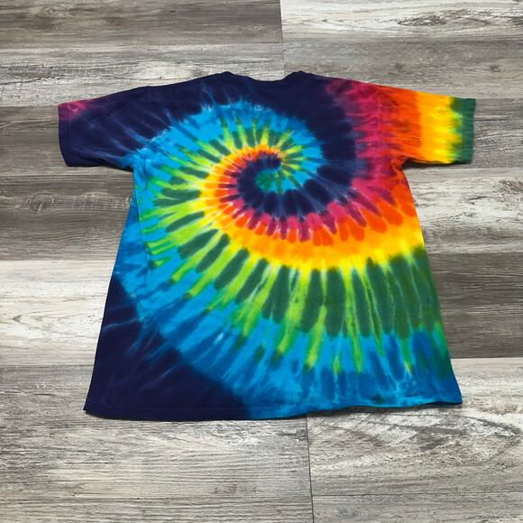 Vintage 90s Swirl Tie‎ Dye That 70's Show FOX Rainbow Psychedelic Mens L T-Shirt - Picture 5 of 9
